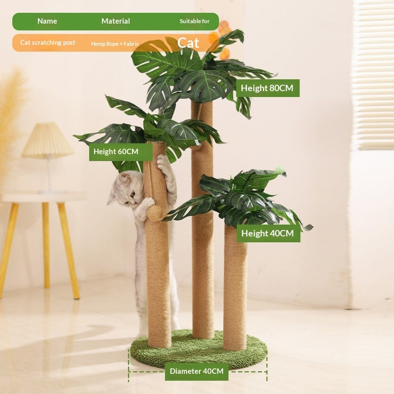 Arbre à Chat Griffoir en Forme de Cocotier