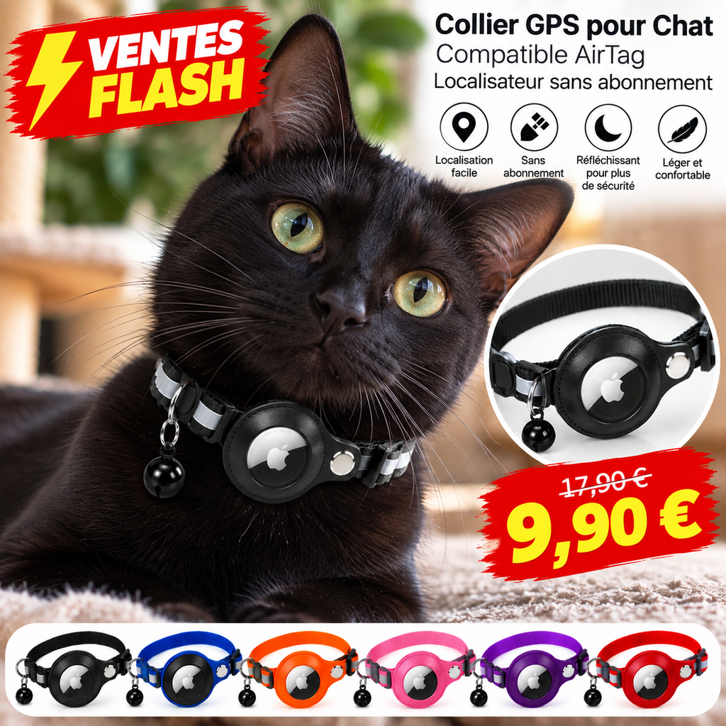 Collier porte-AirTag ( AirTag non inclus)