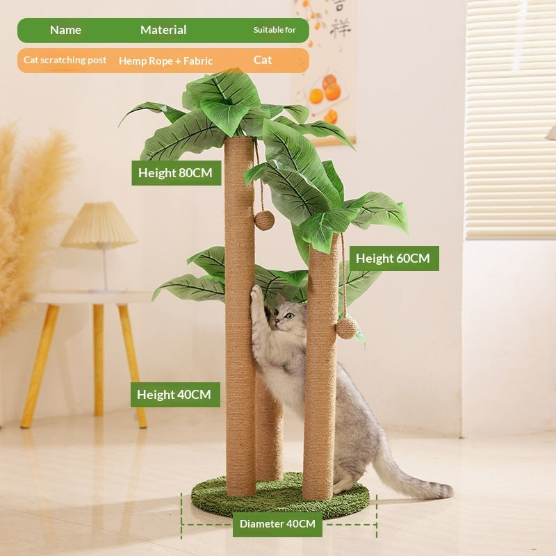 Arbre à Chat Griffoir en Forme de Cocotier
