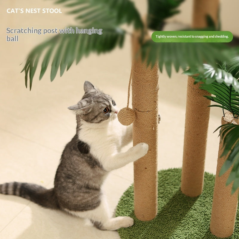Arbre à Chat Griffoir en Forme de Cocotier