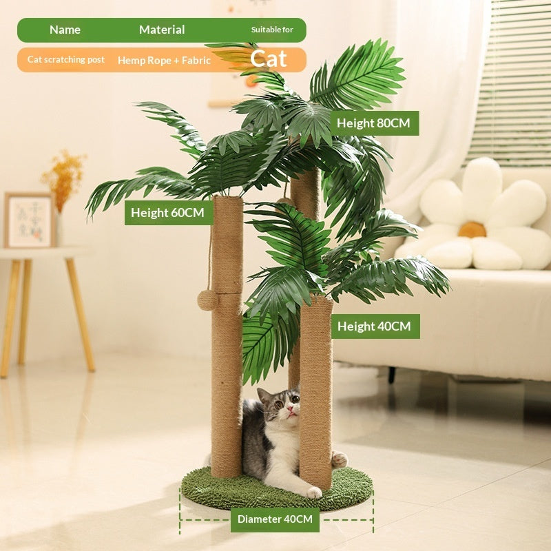 Arbre à Chat Griffoir en Forme de Cocotier